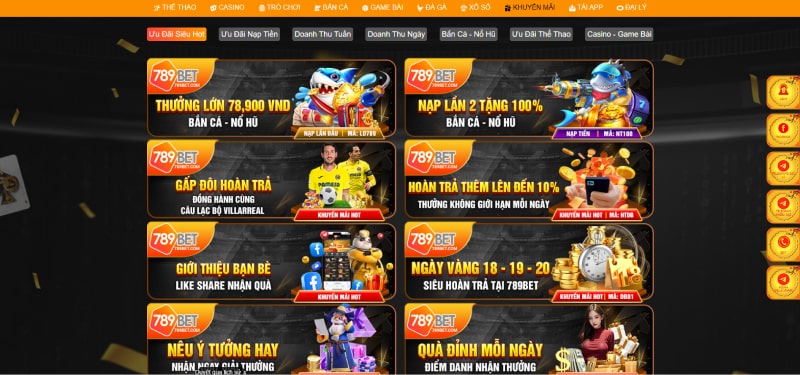 Chất lượng khuyến mãi tại 789BET