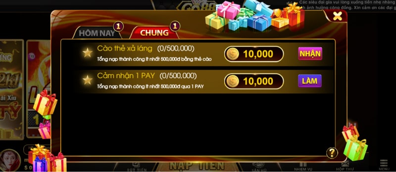 Chơi game nhận quà tại Go88