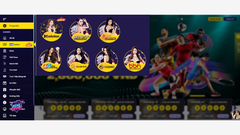 Đánh giá sảnh Live Casino