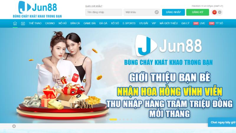 Giới thiệu nhà cái Jun88 tại AppVip