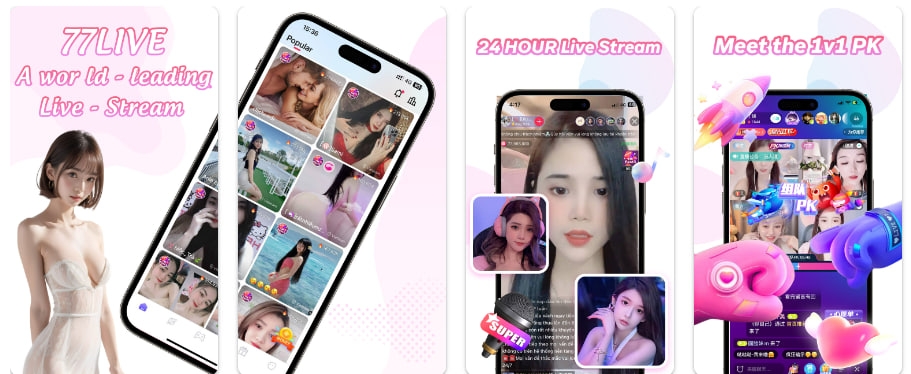 77Live là nền tảng trực tuyến cung cấp dịch vụ giải trí và cá cược thể thao.