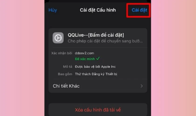 Hướng dẫn tải QQLive iOS bước 5